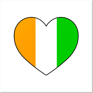 Heart - Ivory Coast Posters and Art